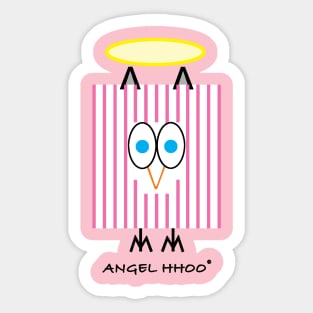 Angel Hhoo Pink Sticker